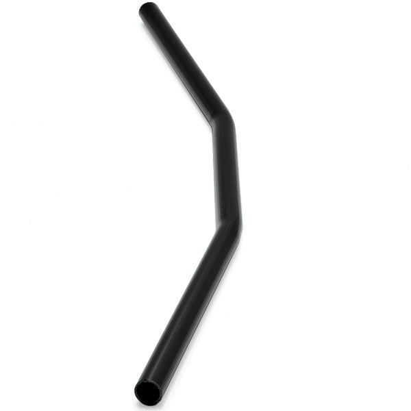 Motorcycle Handlebar 7/8" Black Steel Zero Drag Bar Style Bobber Cruiser Cafe Racer Bike