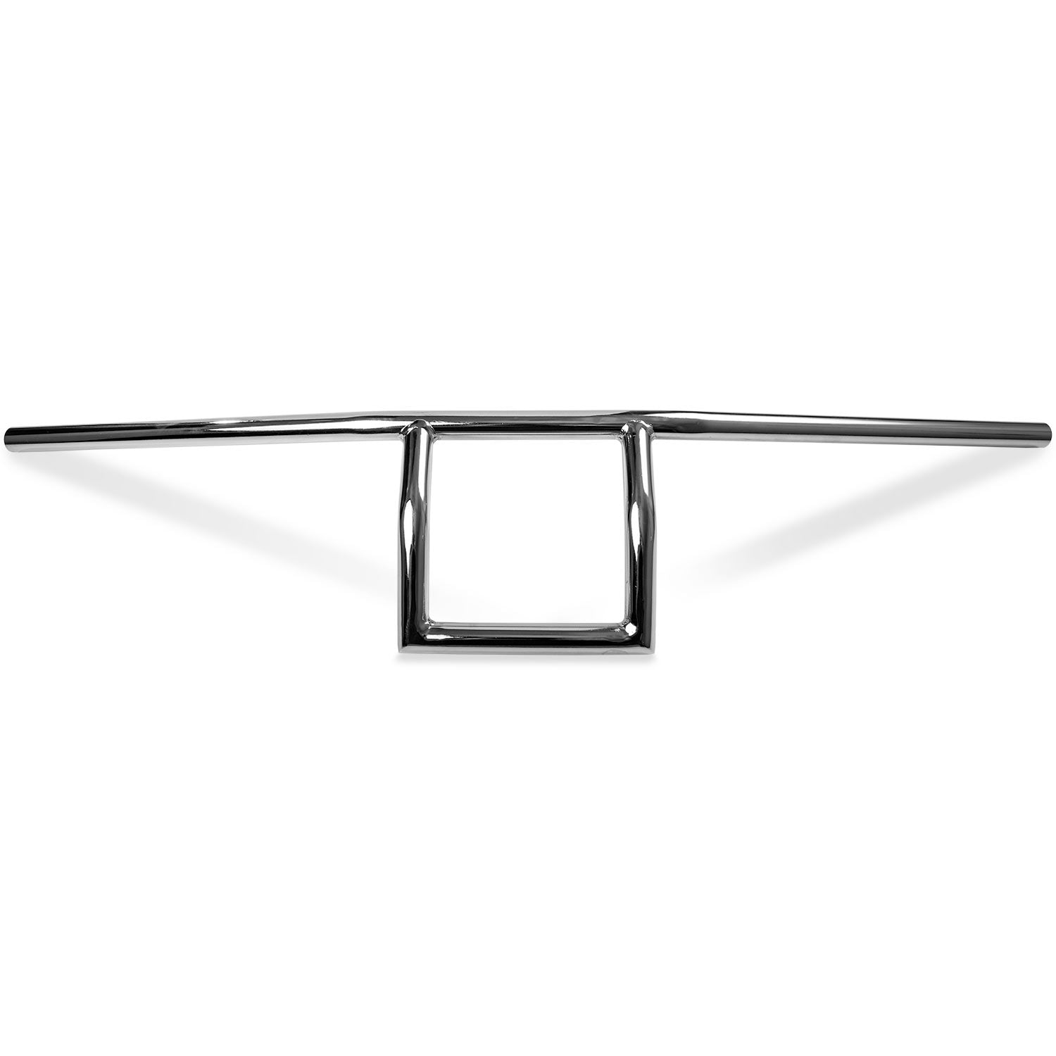 Motorcycle Handlebar 7/8" Chrome Bars Box Window Attack Style Cruiser Cafe Racer