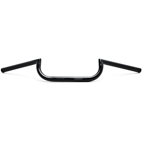 Motorcycle Handlebar 1" Black Steel Cafe Racer Clubman Style Bobber Custom