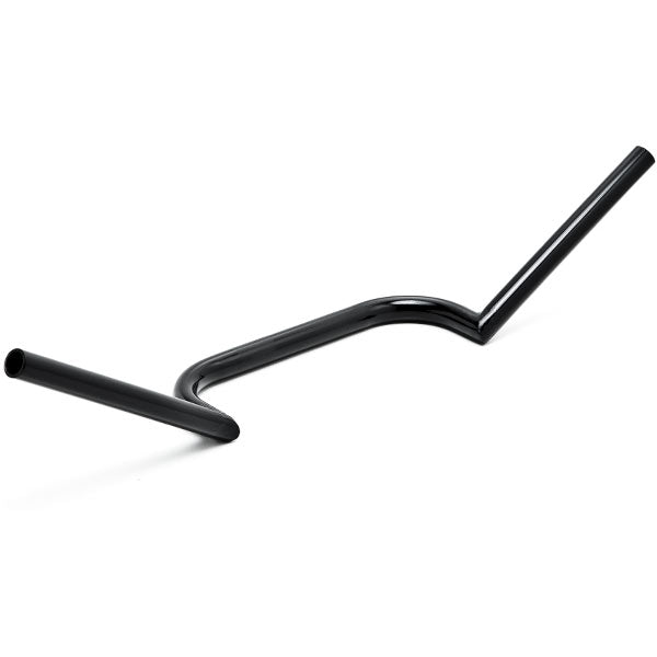 Motorcycle Handlebar 1" Black Steel Cafe Racer Clubman Style Bobber Custom