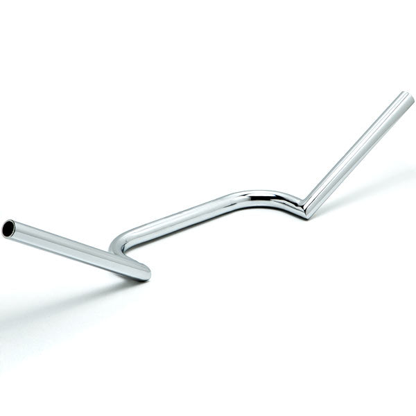 Motorcycle Handlebar 1" Chrome Steel Cafe Racer Clubman Style Bobber Custom