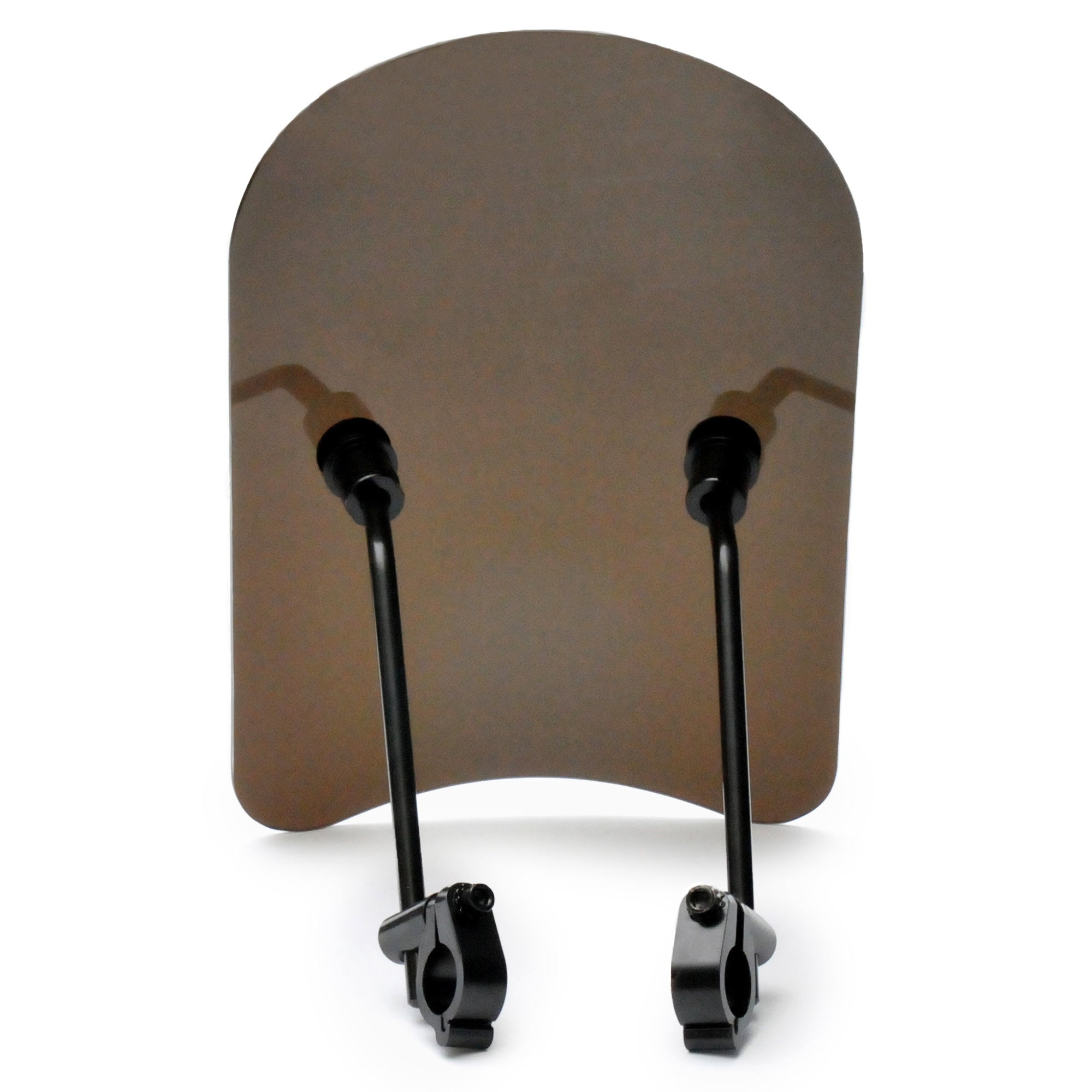 Krator Windshield Windscreen 13.5"H Deflector Fits 7/8" or 1" Handlebars, Smoke