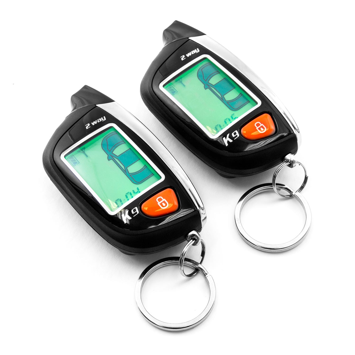 2-Way Car Alarm Security Alarm with LCD Status Display and Remote Engine Start