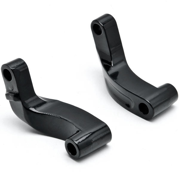 Black Mirror Relocation Extension Adapter Kit for Harley Davidson Motorcycles