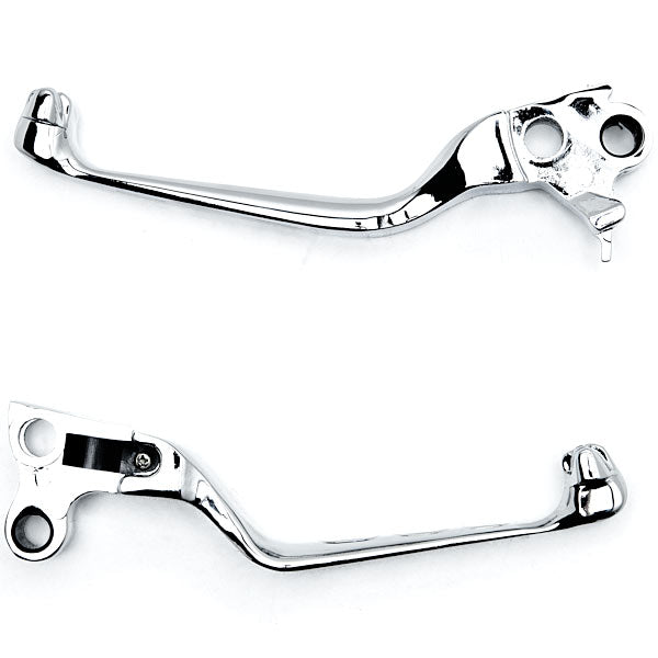 NEW Chrome Skull Motorcycle Hand Levers Front Hand Controls for Harley Davidson