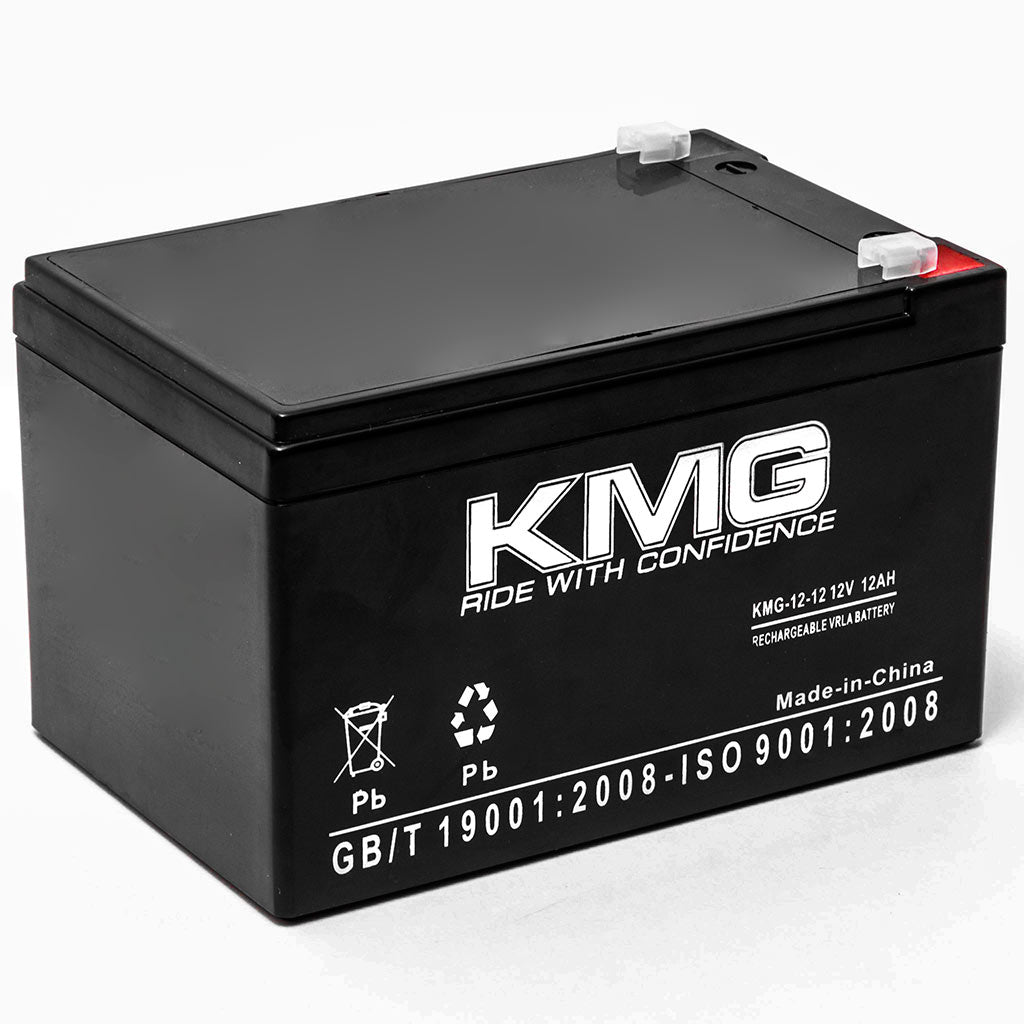12V 12Ah F1 / F2 Sealed Lead Acid SLA KMG-12-12 Battery Replaces NP12-12
