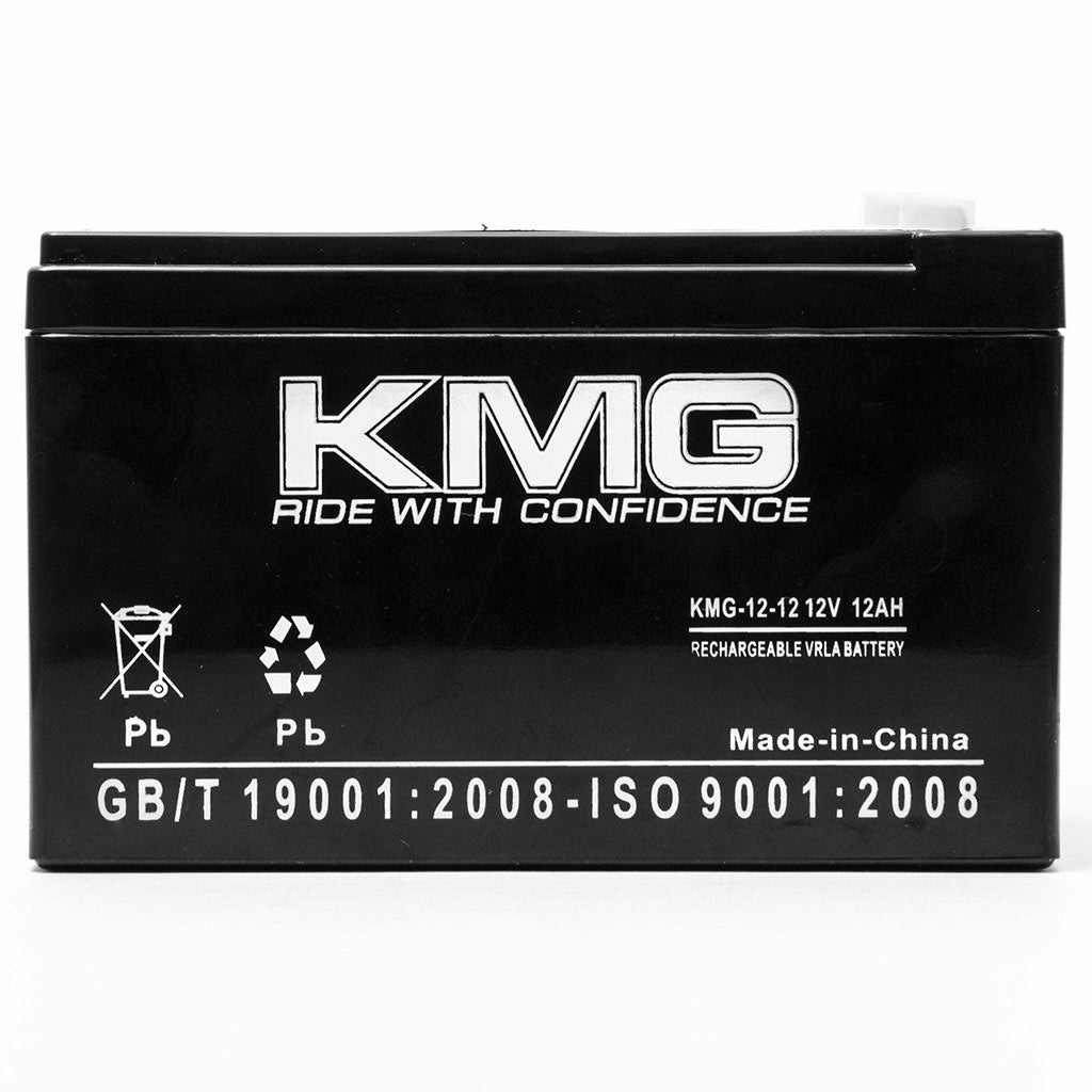 12V 12Ah F1 / F2 Sealed Lead Acid SLA KMG-12-12 Battery Replaces NP12-12