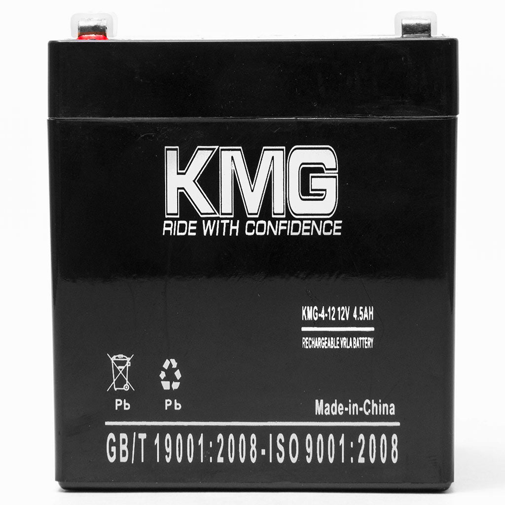 12V 4.5Ah F1 / F2 Sealed Lead Acid SLA KMG-4-12 Battery Replaces NPH5-12