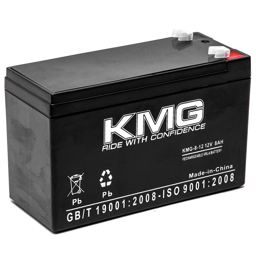12V 8Ah F1 / F2 Terminal Sealed Lead Acid KMG-8-12 Battery Replaces NP8-12