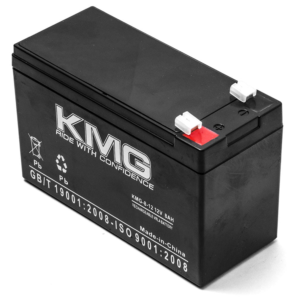 12V 8Ah F1 / F2 Terminal Sealed Lead Acid KMG-8-12 Battery Replaces NP8-12