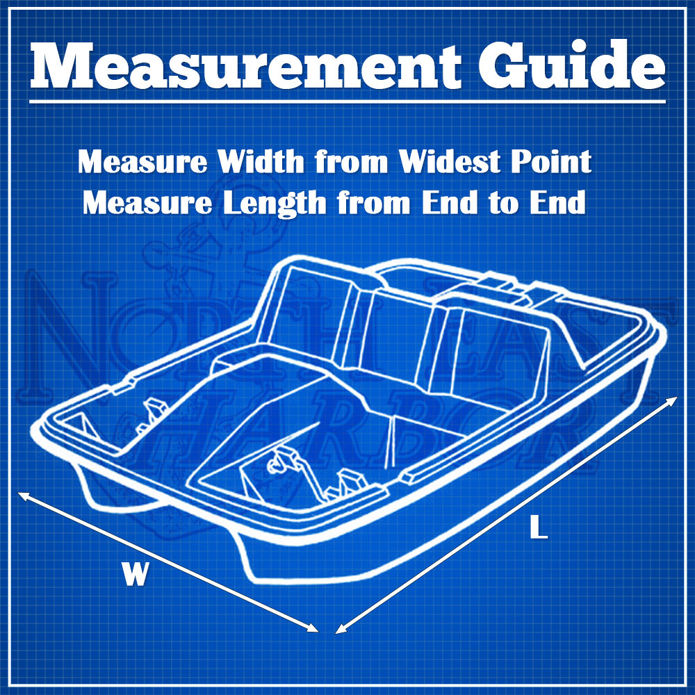 Grey Pedal Boat Storage Cover All-Weather Protection, Dustproof, Sun Resistant