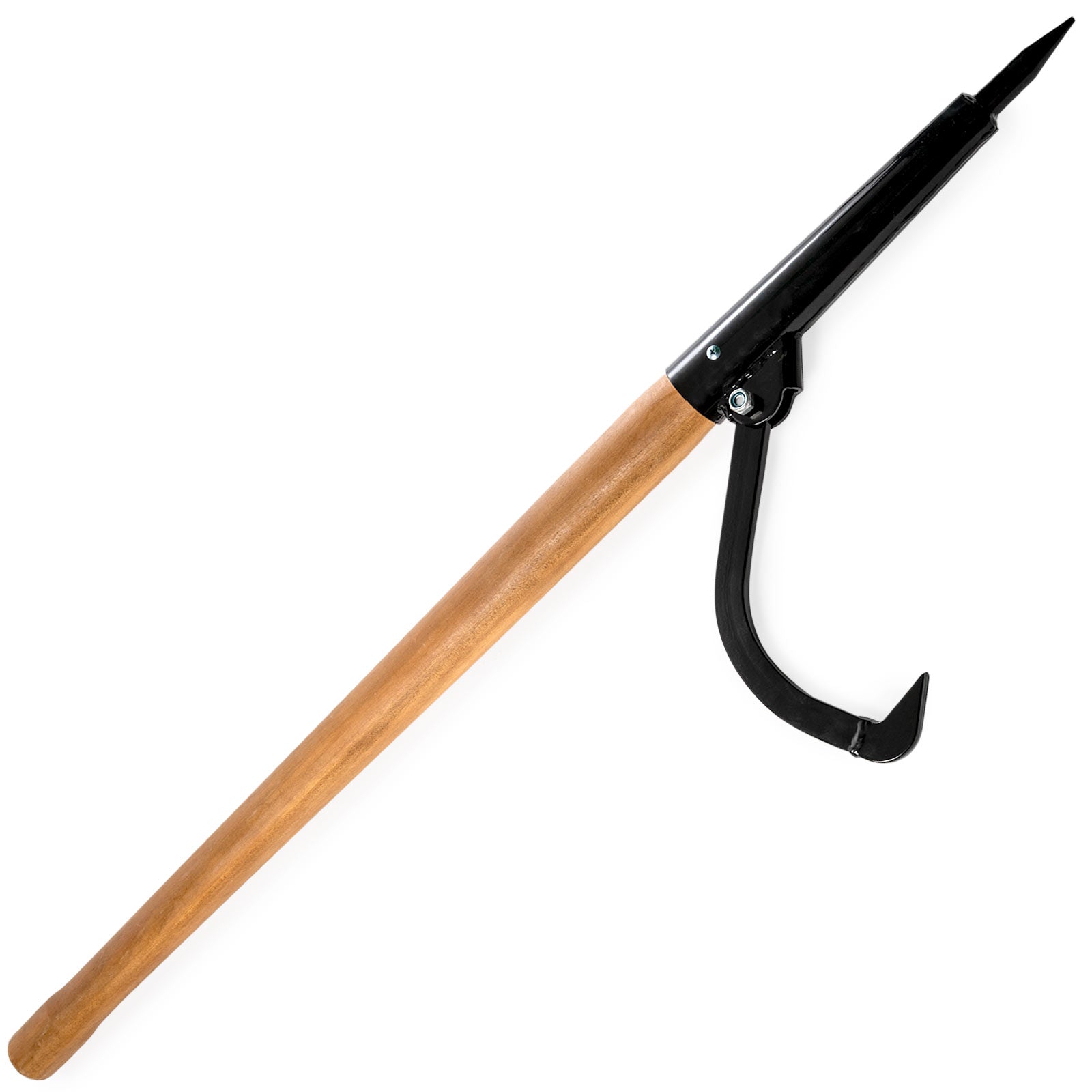 Biltek 4' Long Log Roller Peavy Wood Handle Lightweight, Grips 8" to 32" Logs