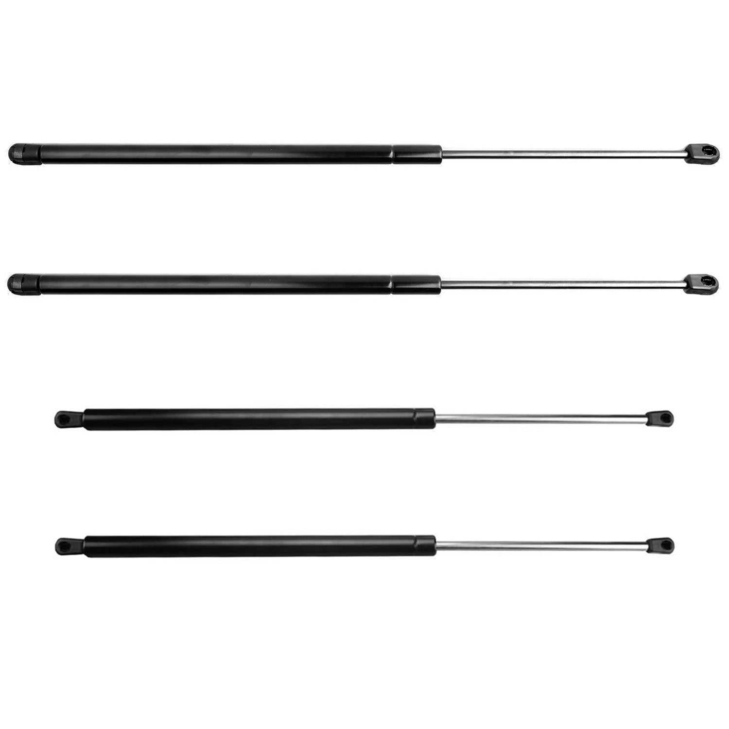 Krator 4pcs 4185, 4557 Replacement Liftgate (Hatch) & Rear Glass Lift Supports, Gas Strut Prop Arms, Gas Spring Shocks, Lid Support, Lid Stay, Force Output A: 578N | B: 200N - 4185, 4557, WGS-118