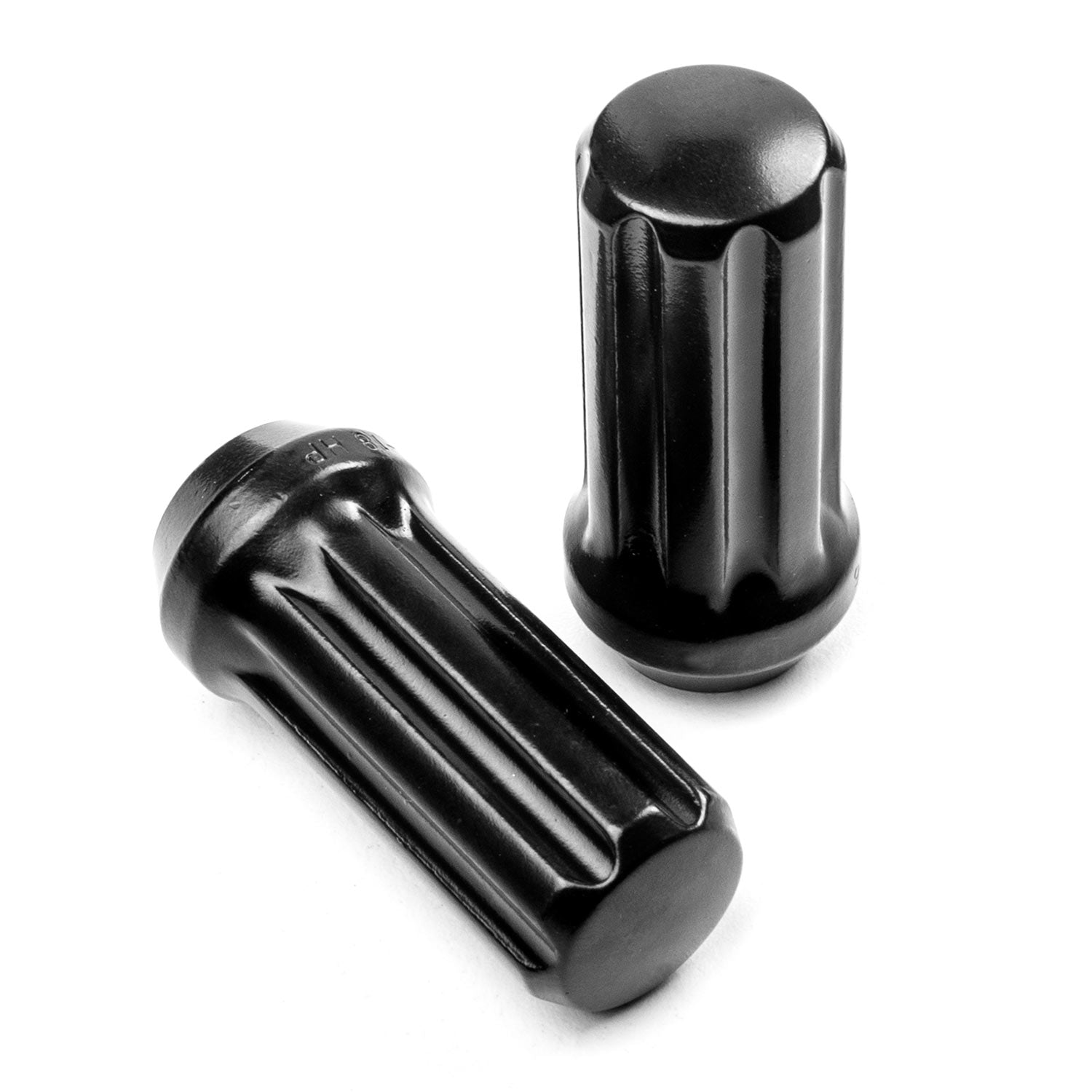 20x Black 9/16" x 18 Spline Lug Nuts + 2 Keys Anti-Theft Locking Wheel Lug Nuts