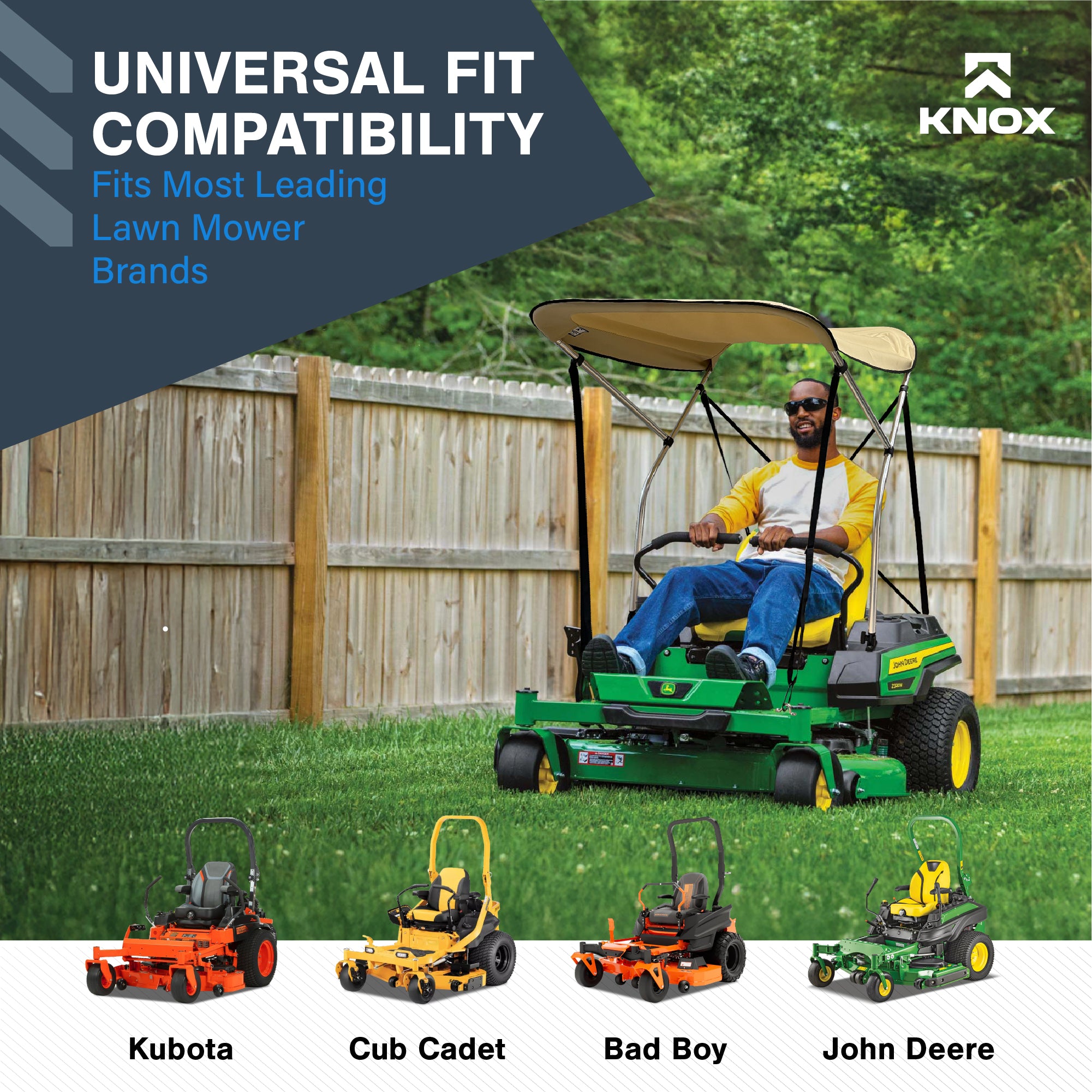KNOX Zero Turn Lawn Mower Canopy