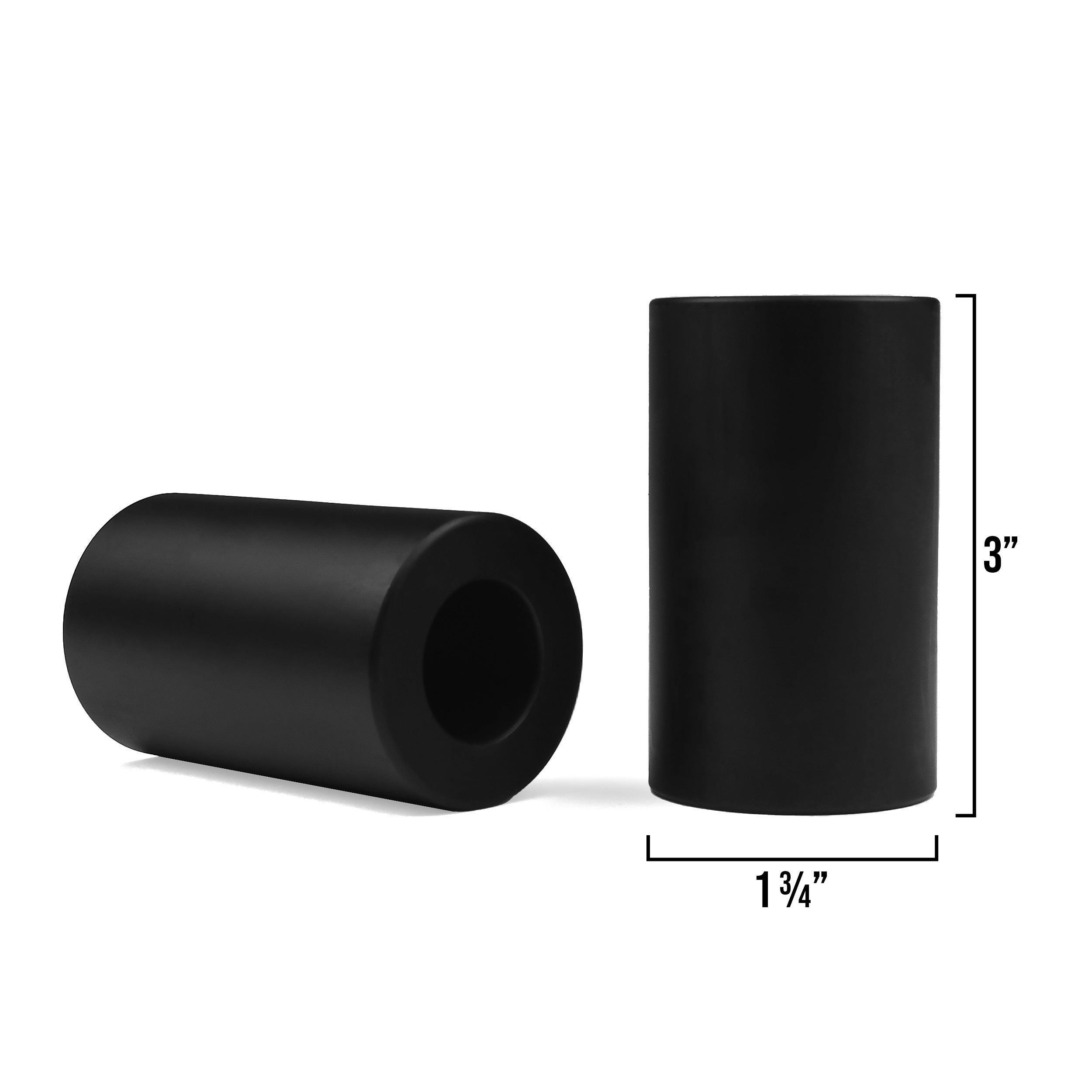 Yamaha YZF R6 R6S No Cut Black Frame Sliders (2003-2009)