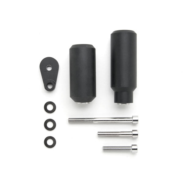 Kawasaki ZX-6R / ZX-6RR / 636 No Cut Black Frame Sliders (2005-2006)