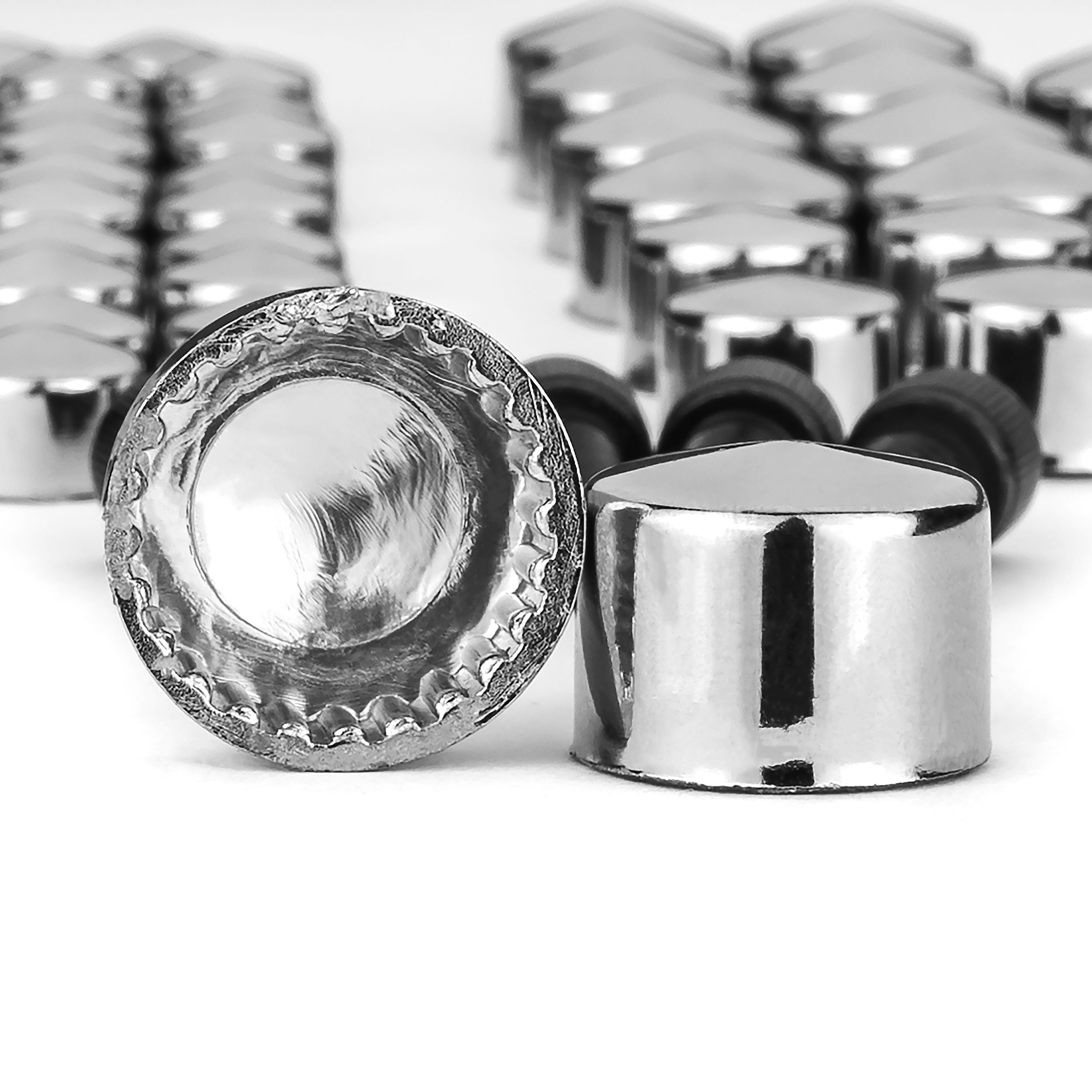 Chrome Bolts Toppers Caps for Harley Davidson FLT FLH (2007+)
