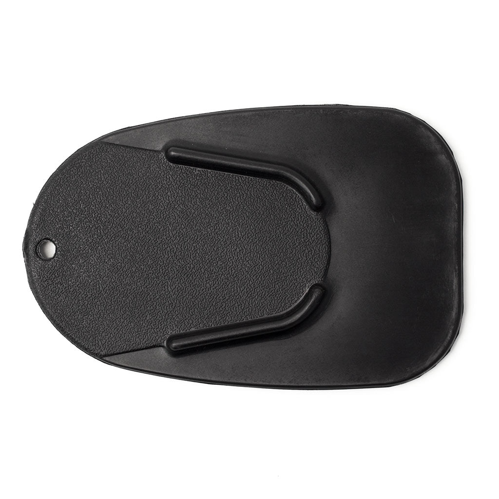 Universal Motorcycle Kickstand Pad Plate Base Black Bike Side Stand Grip Support