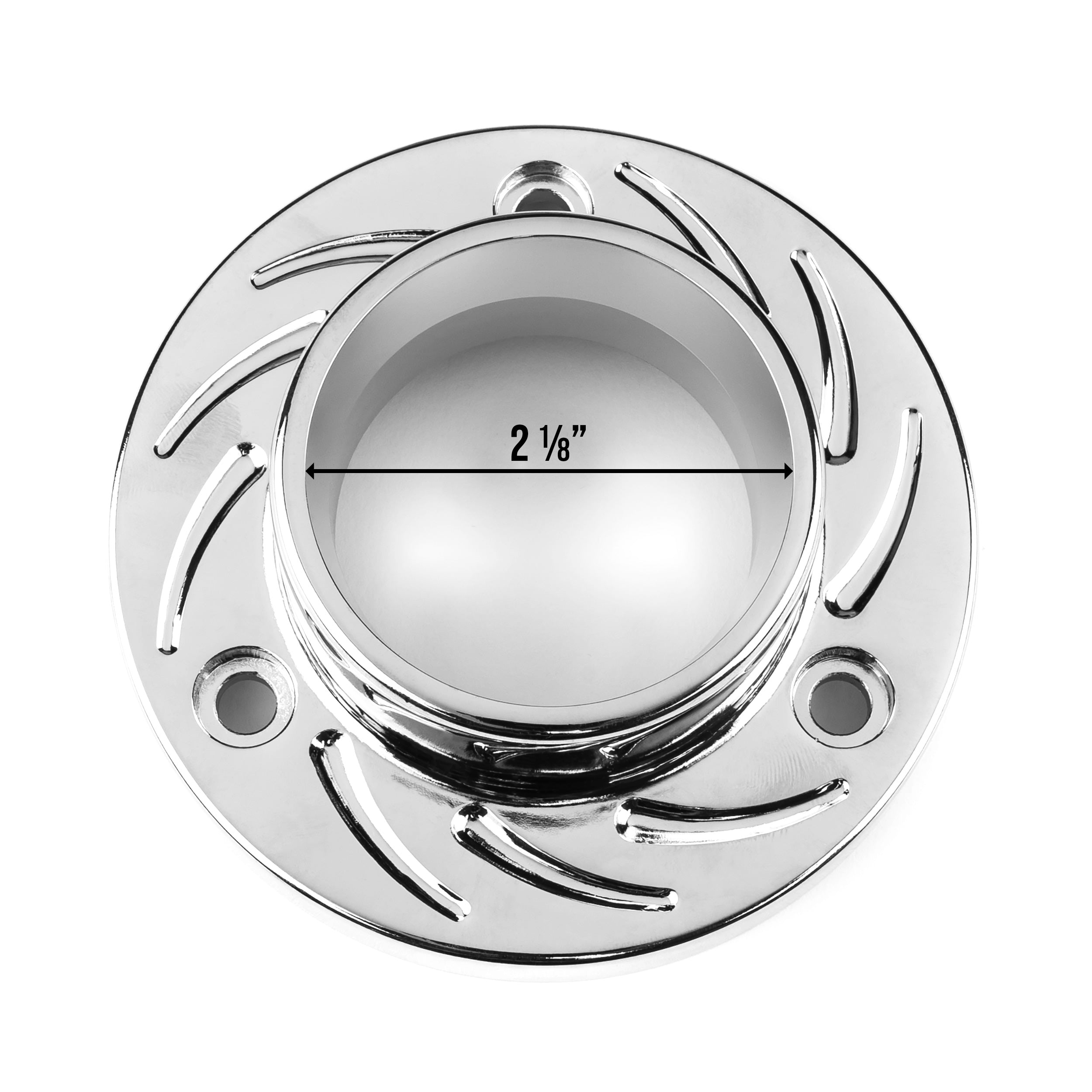 Artic Cat DVX400 / Kawasaki KFX400 / Suzuki LT-Z400 ATV Exhaust Tip Muffler Power Outlet Polished Chrome (All Years)