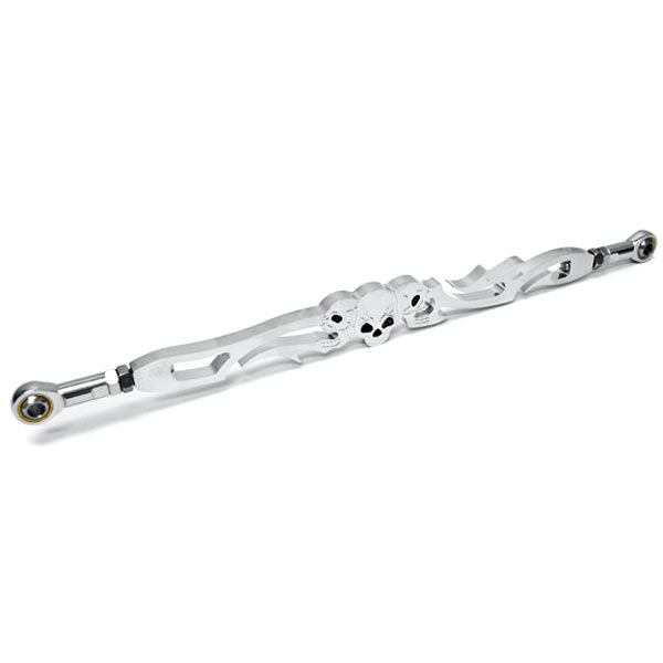Chrome Billet Skull Shift Linkage (+3") for Harley Davidson Softail