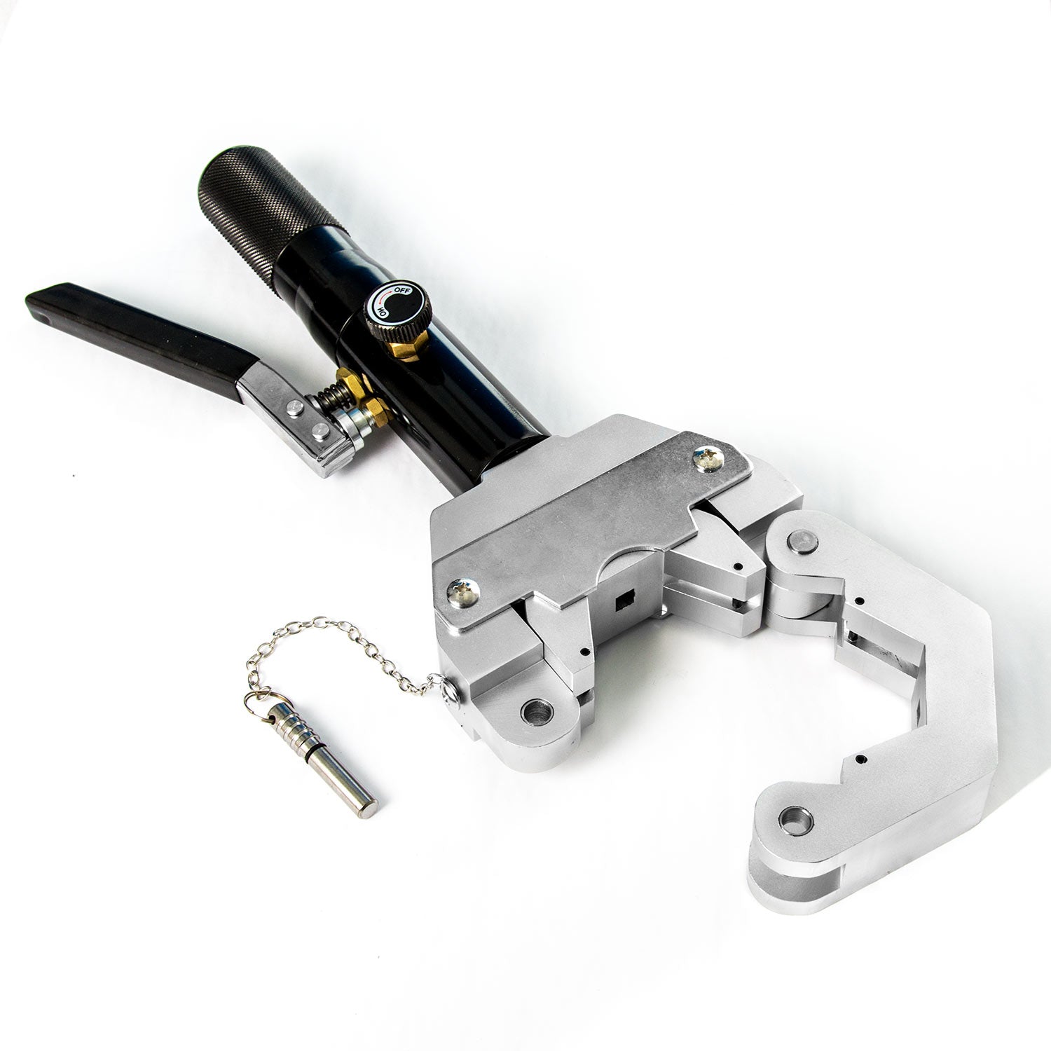 Hydraulic Hose Crimper Manual A/C Hose Crimping Tool Kit Die Sizes #6 #8 #10 #12