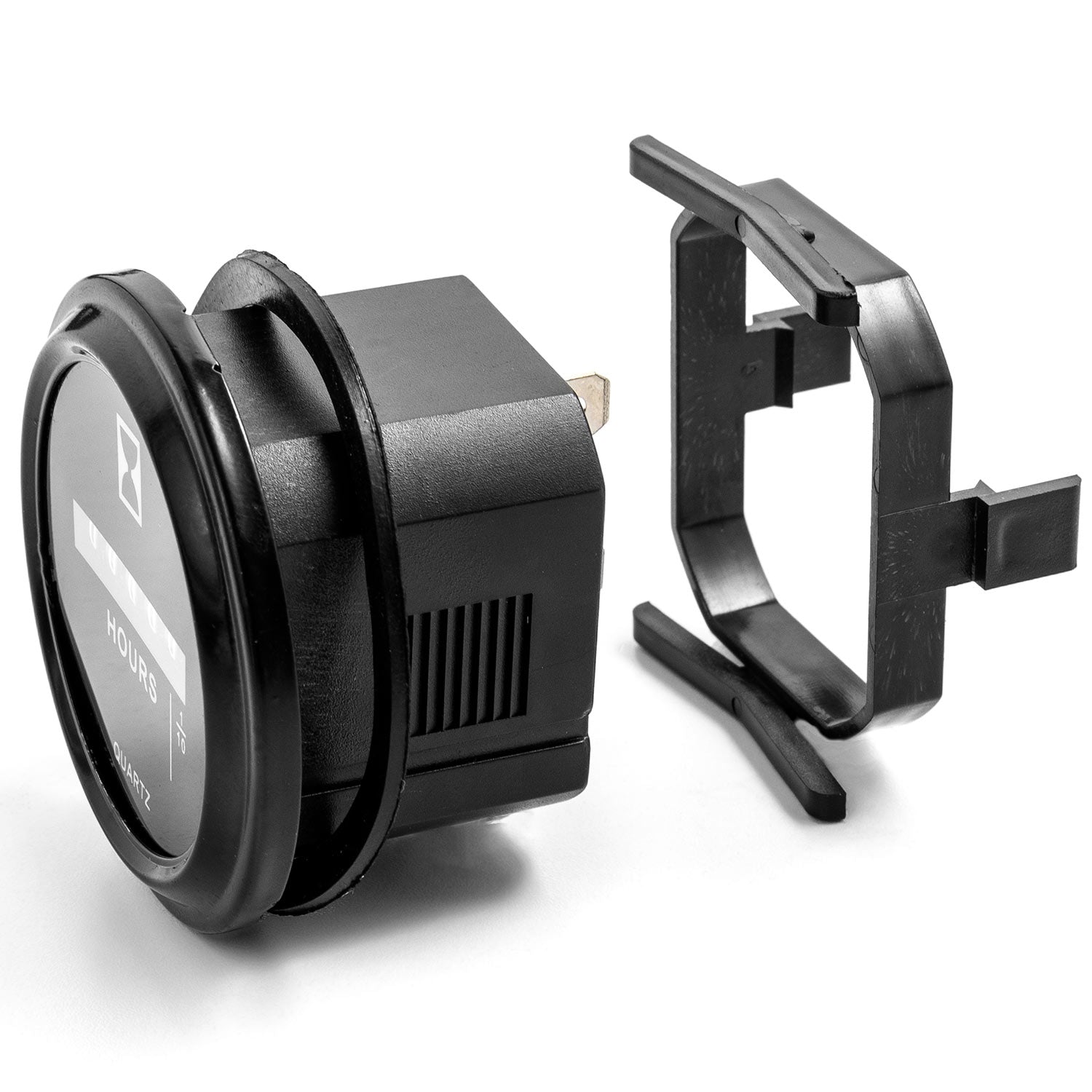 Waterproof 2" Quartz Round Hour Meter Gauge for Marine Boat Engine Automotive Motorcycle ATV Snowmobile John Deere Fork Lift CAT Tractor Generator Engine Mower