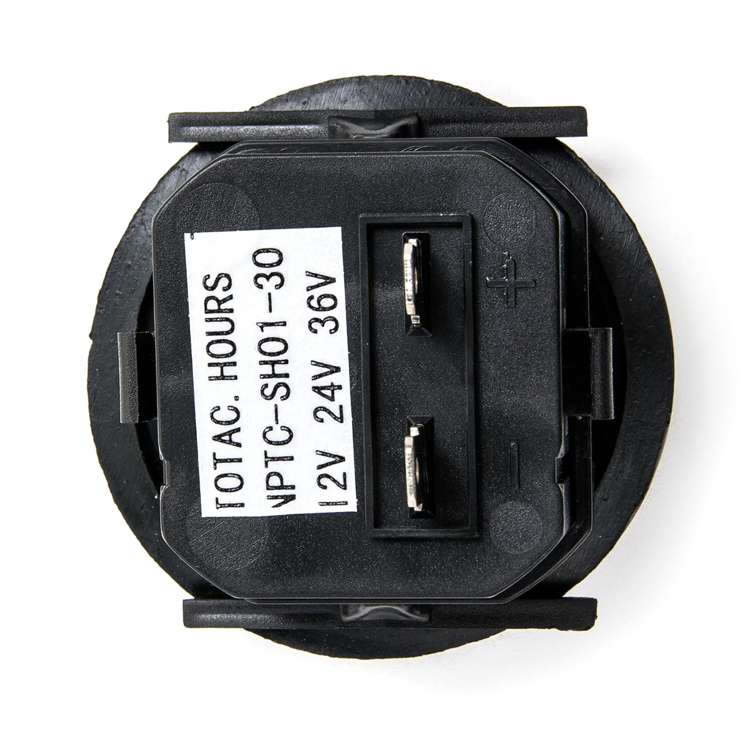 Waterproof 2" Quartz Round Hour Meter Gauge for Marine Boat Engine Automotive Motorcycle ATV Snowmobile John Deere Fork Lift CAT Tractor Generator Engine Mower