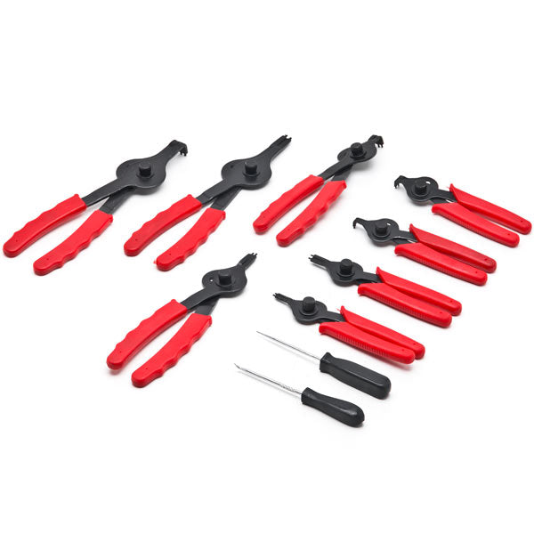 11pc Snap Ring Plier Set Mechanic PRO Circlips w/Case Car Truck Motorcycle NEW
