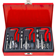 89pc Professional Thread Repair Rethread Kit Restoring Damaged Threads M6 M8 M10