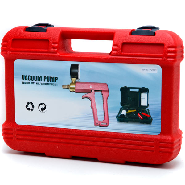 2 In 1 Brake Bleeder & Vacuum Pump Gauge Test Tuner Kit Tools DIY Hand Tools New