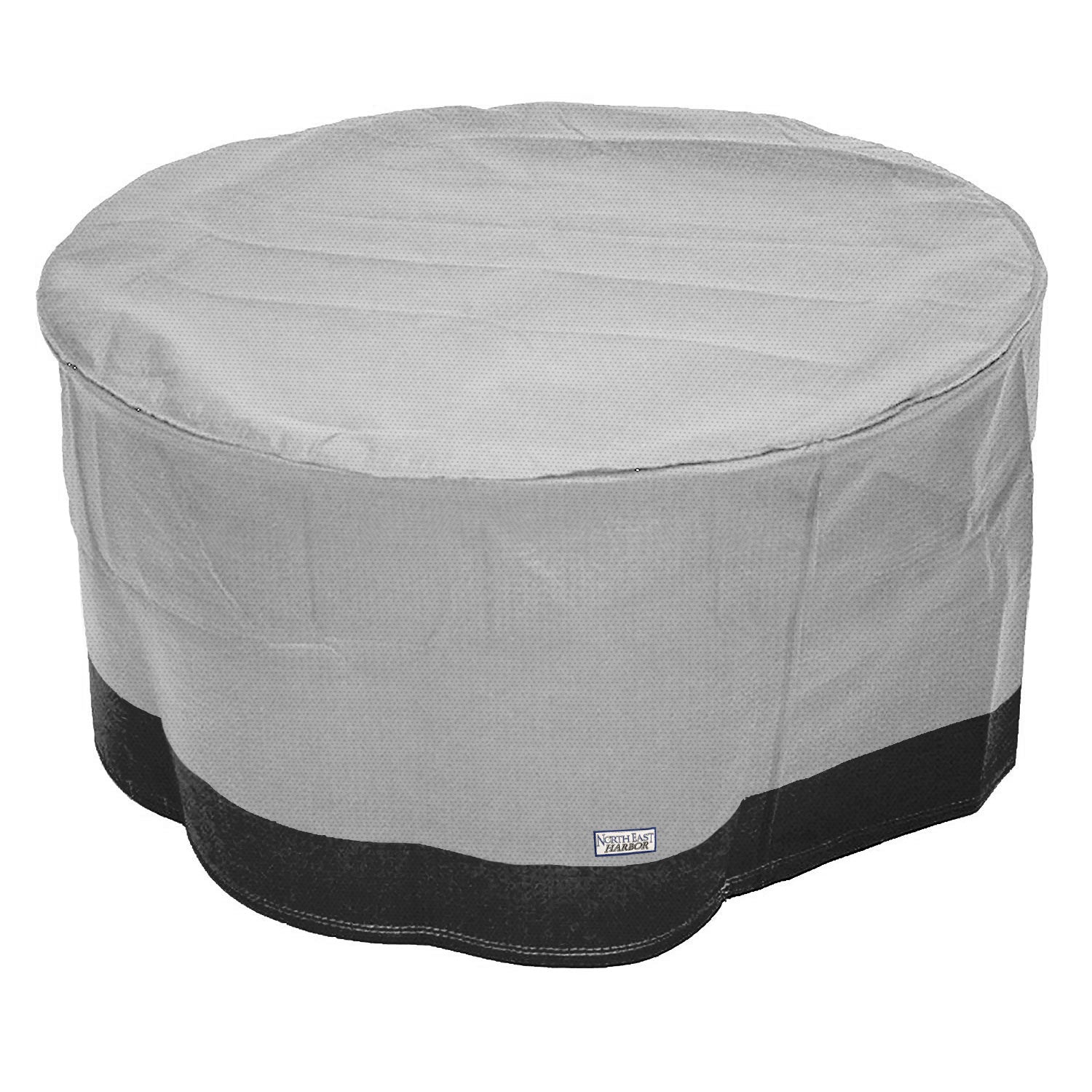 Outdoor Patio Round Ottoman / Side Table Furniture Cover - 31" Diameter x 18"H