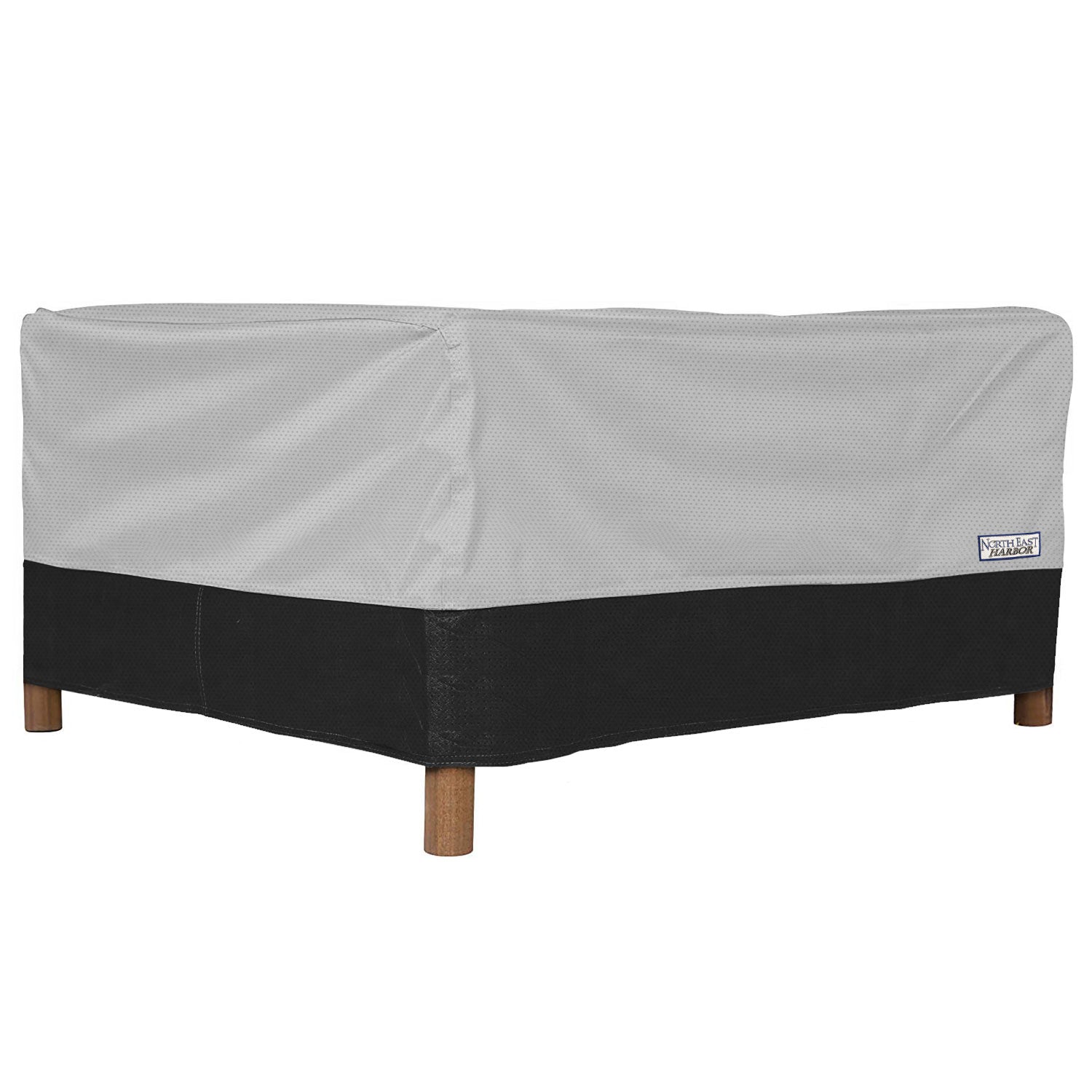 Outdoor Patio Square Ottoman / Side Table Furniture Cover - 40"L x 38"W x 18"H