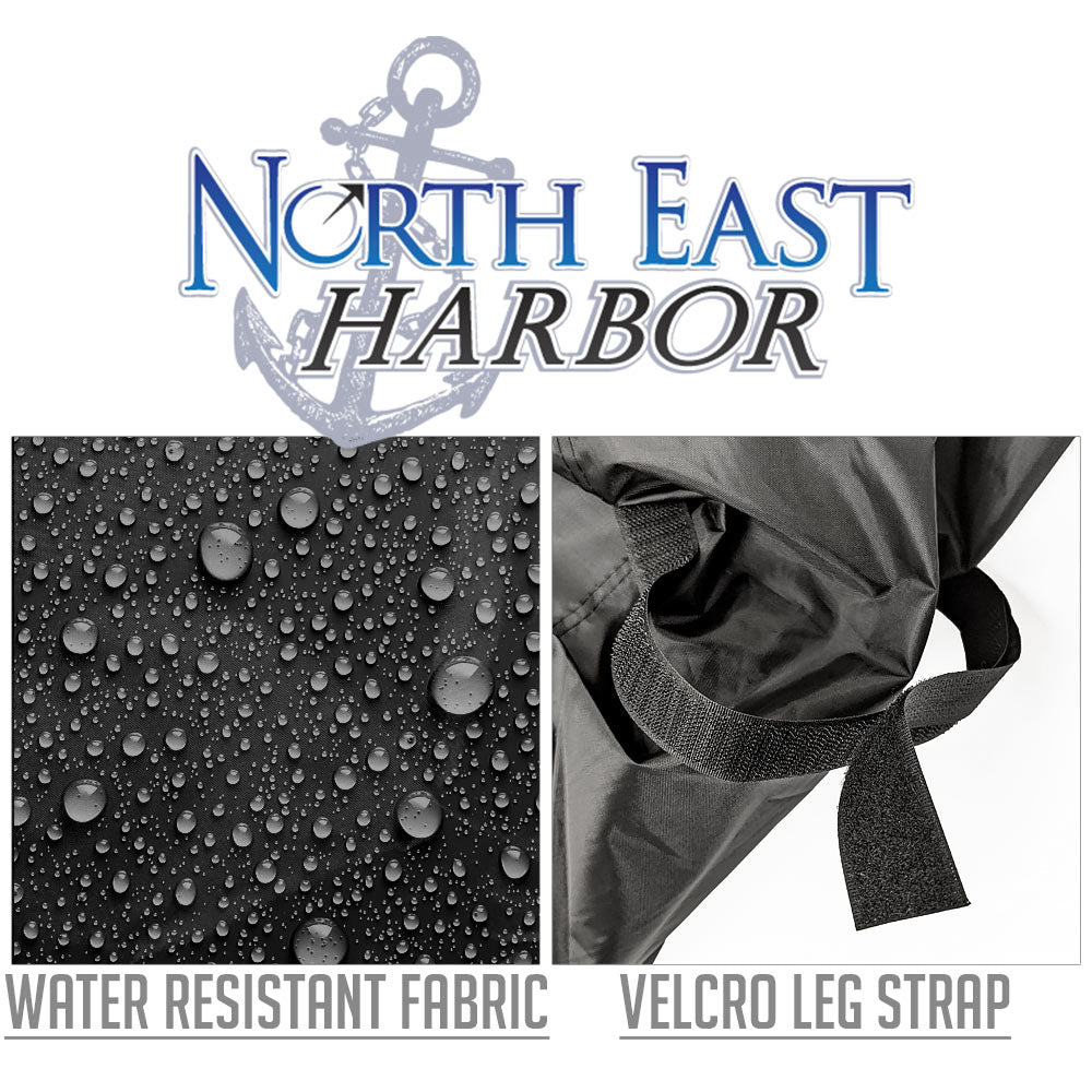 Outdoor Firewood Log Rack Short Cover - 49"L x 24"W x 20"H - Black