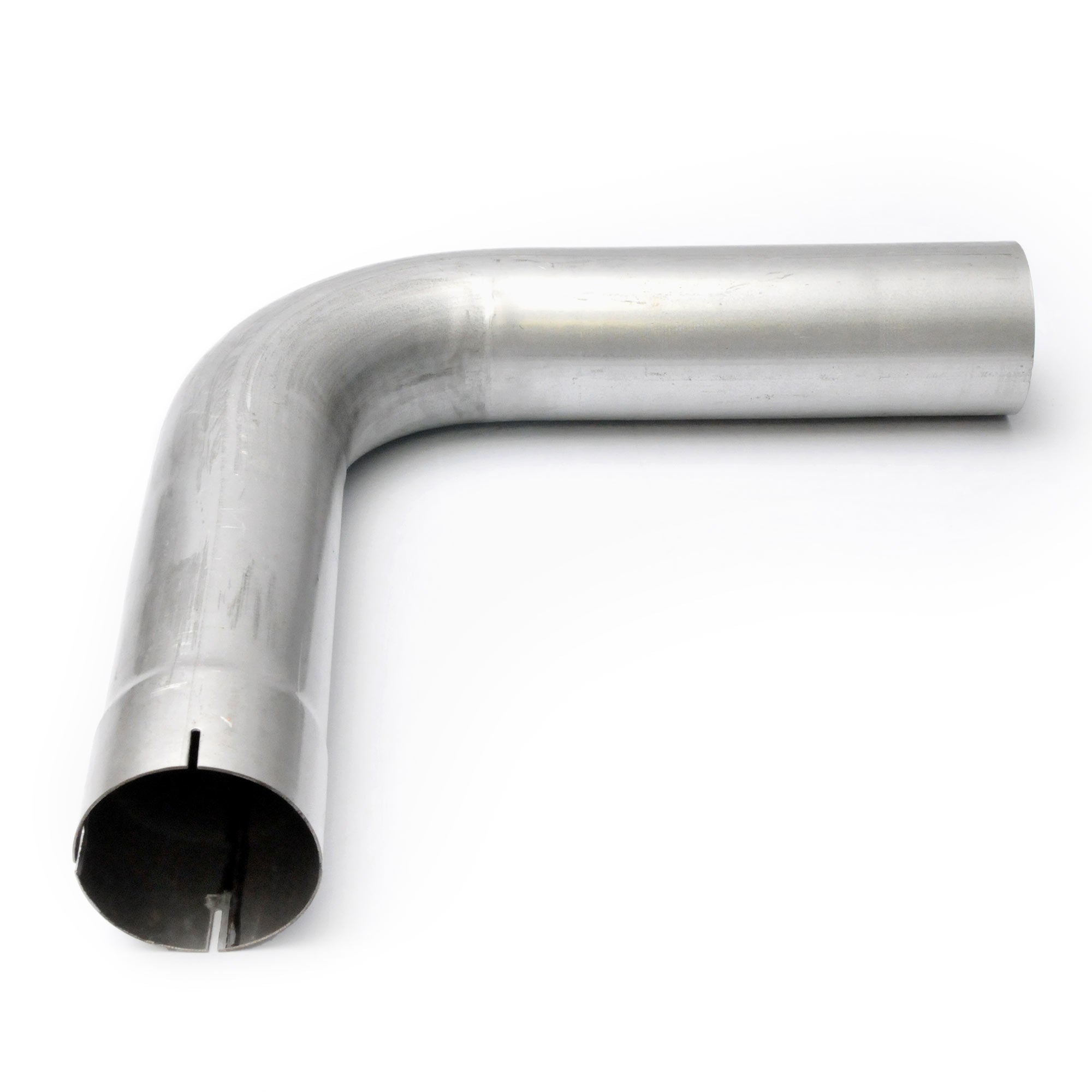Krator Aluminized Exhaust Pipe 4" Diameter 90�� Bend Tube 5"CLR 16GA 12" Legs