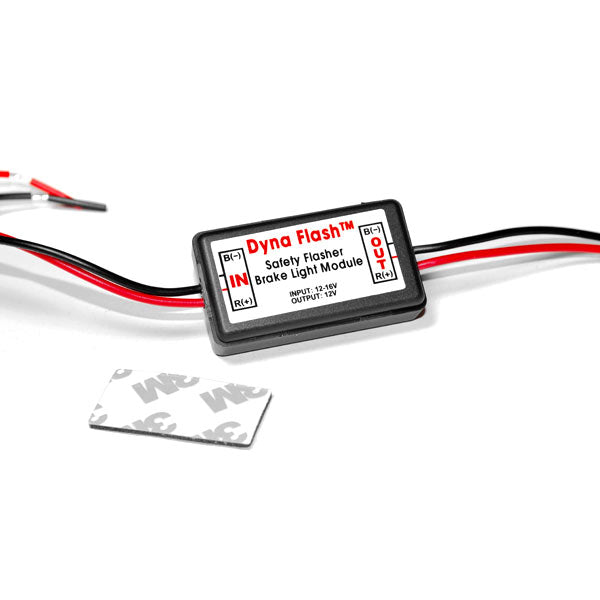 Dyna Flash Brake Light Flasher Module - Rear Alert Tail Brake Light Safety Flasher Module Strobe Car Motorcycle Scooter