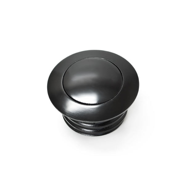 Flush Black Pop Up Gas Cap Vented Fueltank Fuel Cap for Harley Davidson (1982-2010)