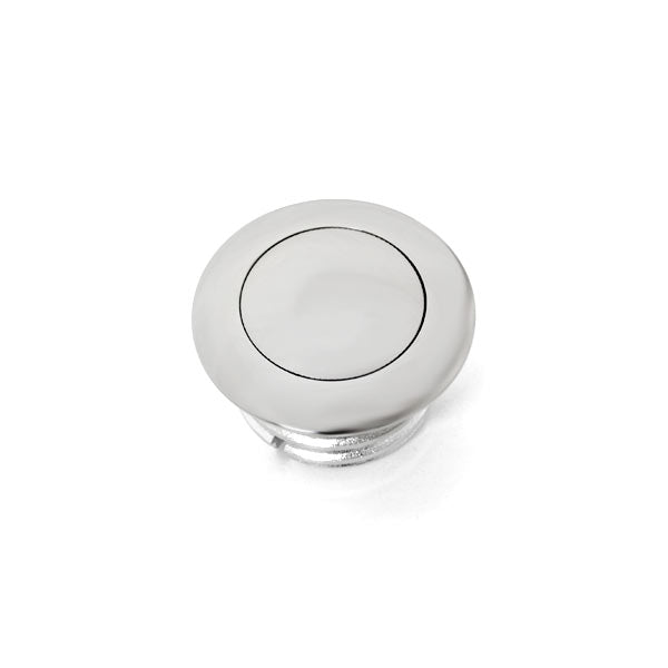 Chrome Pop Up Gas Cap Vented Flush Fueltank Fuel Cap for Harley Davidson (1982-2010)