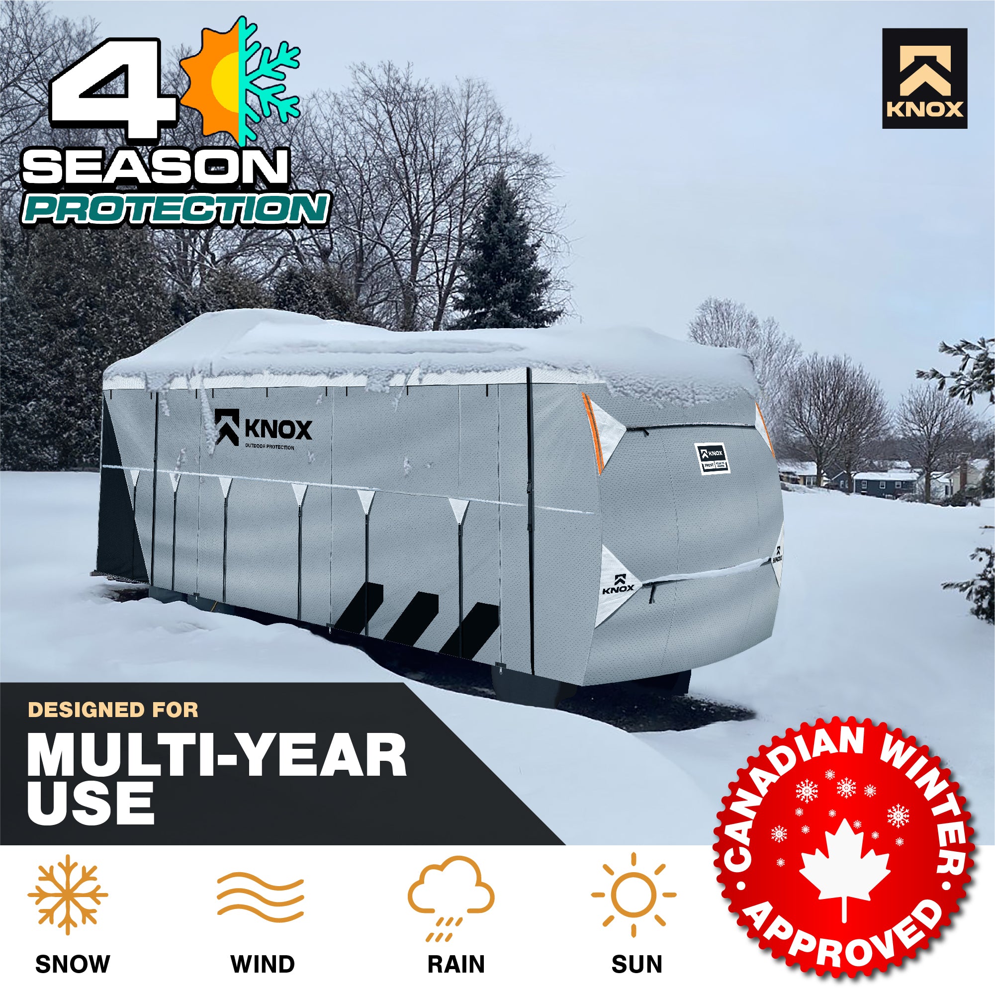 KNOX 2nd Gen Motorhome RV Cover Class A