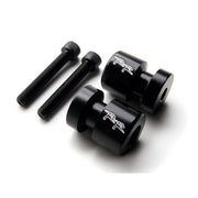 Black Honda "RR" Engraved Swingarm Spools Sliders - CBR 600 250 900 954 1000 "RR" RC51 and More! (2000-2011)