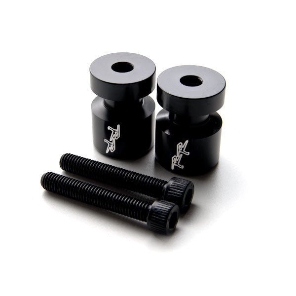 Black Honda "RR" Engraved Swingarm Spools Sliders - CBR 600 250 900 954 1000 "RR" RC51 and More! (2000-2011)