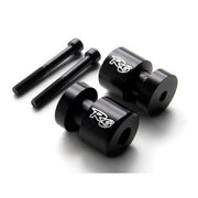 Black Yamaha "R6" Engraved Swingarm Spools Sliders - R6 R6S R1 FZ1 FZ6 VMAX XV250 and More! (1998-2013)