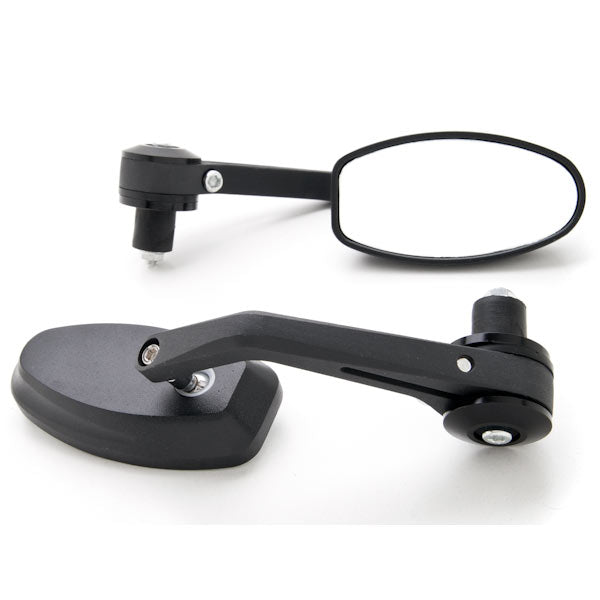 Motorcycle Bar End Rear View Mirror Set Sportbike Scooter Cruiser 7/8" Bars