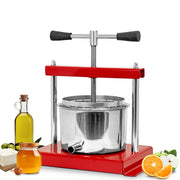 Biltek Stainless Steel Cheese & Fruit Press For Wine
