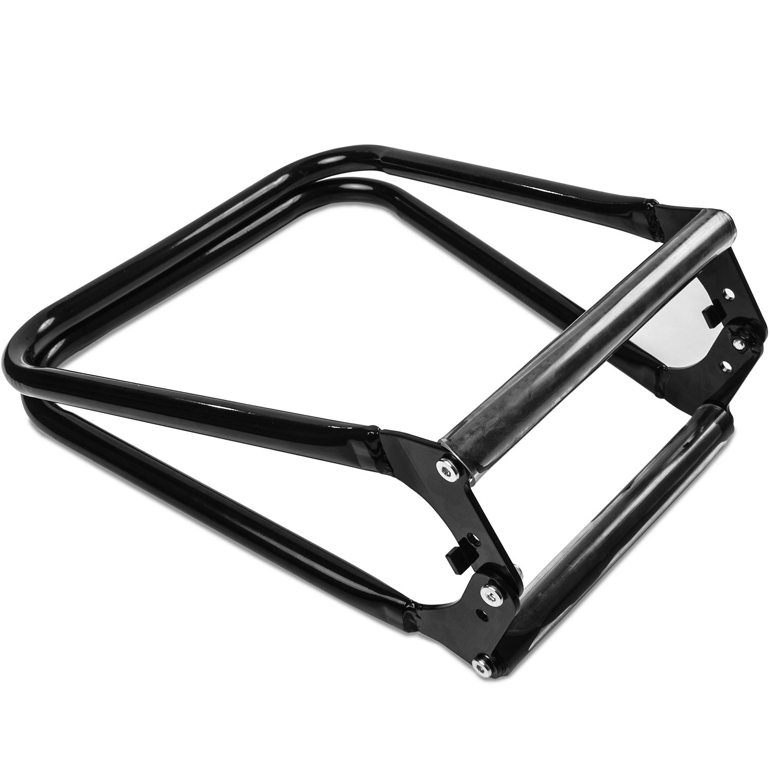 Motocross Racing MX Offroad Dirt Bike Steel Folding 16.5" Lift Stand - Black
