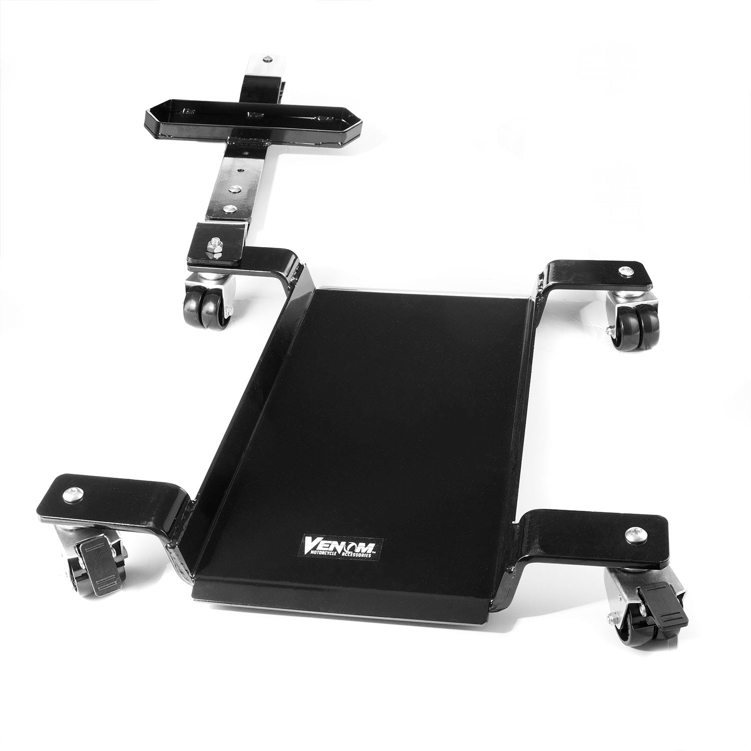 Universal Adjustable Motorcycle Dolly for Harley or Metric Models - 1100lb Limit