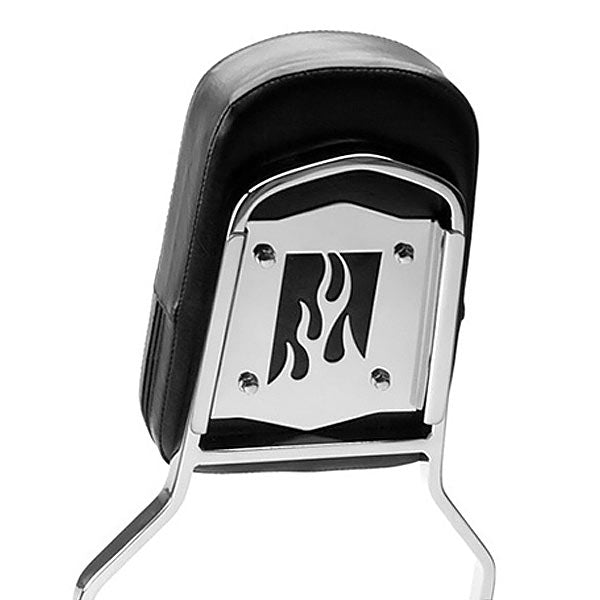 Skull Backrest Sissy Bar Leather Pad for Suzuki Boulevard Volusia VL800 C50 M50 and More! (2001-2012)