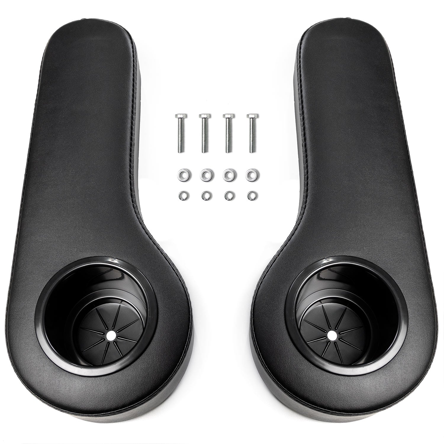 Universal Golf Cart Side Rear Armrest with Drink Cup Holder Fits Most Golf Carts