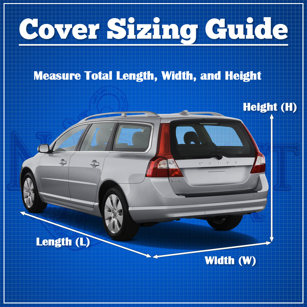 Station Wagon Car Cover Fits Wagons / Hatchbacks up to 16' 8" L (200"x60"x60")