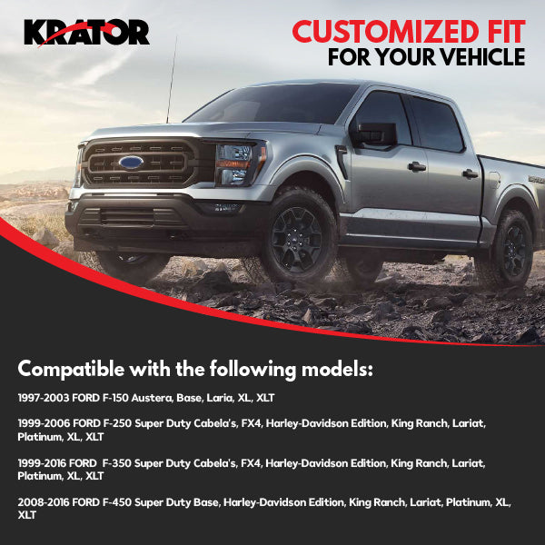 Krator Tailgate Assist for Ford F-150 & F-250, F-350, F-450 Super Duty 1997-2016